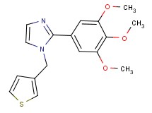 1-(3-thienylmethyl)-2-(3,4,5-trimethoxyphenyl)-1H-imidazole