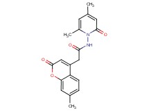 N-(4,6-dimethyl-2-oxopyridin-1(2H)-yl)-2-(7-methyl-2-oxo-2H-chromen-4-yl)acetamide