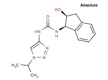 N-[(1R,2S)-2-hydroxy-2,3-dihydro-1H-inden-1-yl]-N'-(1-isopropyl-1H-1,2,3-triazol-4-yl)urea