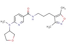 N-[3-(3,5-dimethyl-4-isoxazolyl)propyl]-6-[methyl(tetrahydro-3-furanyl)amino]nicotinamide