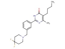 5-butyl-2-{3-[(4,4-difluoropiperidin-1-yl)methyl]phenyl}-6-methylpyrimidin-4(3H)-one