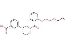 3-{1-[2-(2-ethoxyethoxy)benzoyl]piperidin-3-yl}benzoic acid