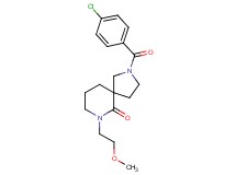 2-(4-chlorobenzoyl)-7-(2-methoxyethyl)-2,7-diazaspiro[4.5]decan-6-one