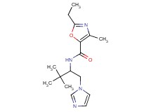 2-ethyl-N-[1-(1H-imidazol-1-ylmethyl)-2,2-dimethylpropyl]-4-methyl-1,3-oxazole-5-carboxamide