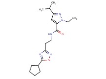 N-[2-(5-cyclopentyl-1,2,4-oxadiazol-3-yl)ethyl]-1-ethyl-3-isopropyl-1H-pyrazole-5-carboxamide