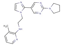 3-methyl-N-{2-[2-(2-pyrrolidin-1-ylpyrimidin-5-yl)-1H-imidazol-1-yl]ethyl}pyridin-2-amine