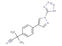 2-methyl-2-{4-[1-(1H-tetrazol-5-yl)-1H-pyrazol-4-yl]phenyl}propanenitrile