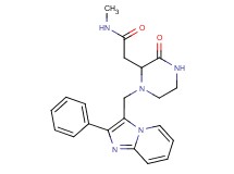 N-methyl-2-{3-oxo-1-[(2-phenylimidazo[1,2-a]pyridin-3-yl)methyl]piperazin-2-yl}acetamide