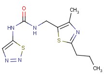N-[(4-methyl-2-propyl-1,3-thiazol-5-yl)methyl]-N'-1,2,3-thiadiazol-5-ylurea