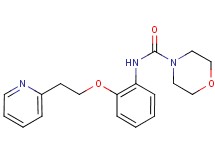 N-[2-(2-pyridin-2-ylethoxy)phenyl]morpholine-4-carboxamide