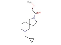 7-(cyclopropylmethyl)-2-(methoxyacetyl)-2,7-diazaspiro[4.5]decane