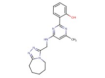 2-{4-methyl-6-[(6,7,8,9-tetrahydro-5H-[1,2,4]triazolo[4,3-a]azepin-3-ylmethyl)amino]pyrimidin-2-yl}phenol