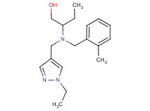 2-[[(1-ethyl-1H-pyrazol-4-yl)methyl](2-methylbenzyl)amino]butan-1-ol