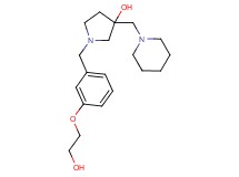 1-[3-(2-hydroxyethoxy)benzyl]-3-(piperidin-1-ylmethyl)pyrrolidin-3-ol