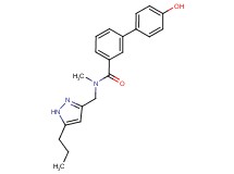 4'-hydroxy-N-methyl-N-[(5-propyl-1H-pyrazol-3-yl)methyl]biphenyl-3-carboxamide