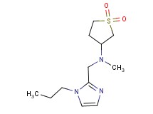 (1,1-dioxidotetrahydro-3-thienyl)methyl[(1-propyl-1H-imidazol-2-yl)methyl]amine