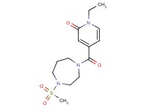 1-ethyl-4-{[4-(methylsulfonyl)-1,4-diazepan-1-yl]carbonyl}pyridin-2(1H)-one