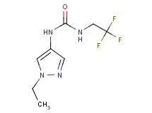 N-(1-ethyl-1H-pyrazol-4-yl)-N'-(2,2,2-trifluoroethyl)urea