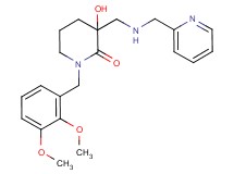 1-(2,3-dimethoxybenzyl)-3-hydroxy-3-{[(pyridin-2-ylmethyl)amino]methyl}piperidin-2-one