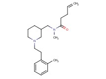 N-methyl-N-({1-[2-(2-methylphenyl)ethyl]-3-piperidinyl}methyl)-4-pentenamide