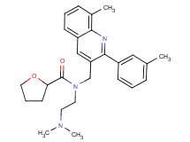 N-[2-(dimethylamino)ethyl]-N-{[8-methyl-2-(3-methylphenyl)-3-quinolinyl]methyl}tetrahydro-2-furancarboxamide