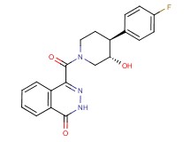 4-{[(3S*,4S*)-4-(4-fluorophenyl)-3-hydroxypiperidin-1-yl]carbonyl}phthalazin-1(2H)-one