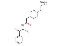 N-[(1S,2R)-2-hydroxy-1-methyl-2-phenylethyl]-2-(1-propyl-4-piperidinyl)acetamide