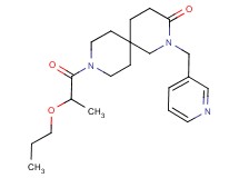 9-(2-propoxypropanoyl)-2-(pyridin-3-ylmethyl)-2,9-diazaspiro[5.5]undecan-3-one