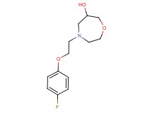 4-[2-(4-fluorophenoxy)ethyl]-1,4-oxazepan-6-ol