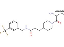 3-(1-D-alanyl-4-piperidinyl)-N-[3-(trifluoromethyl)benzyl]propanamide hydrochloride
