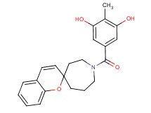 2-methyl-5-(1H-spiro[azepane-4,2'-chromen]-1-ylcarbonyl)benzene-1,3-diol