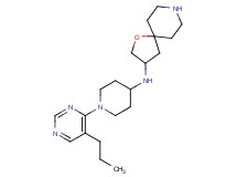 N-[1-(5-propylpyrimidin-4-yl)piperidin-4-yl]-1-oxa-8-azaspiro[4.5]decan-3-amine