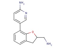 5-[2-(aminomethyl)-2,3-dihydro-1-benzofuran-7-yl]pyridin-2-amine