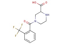 4-[2-(trifluoromethyl)benzoyl]piperazine-2-carboxylic acid
