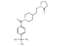 1-{2-[1-(4-tert-butylbenzoyl)-4-piperidinyl]ethyl}-2-pyrrolidinone