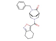 rac-(1S,5R)-6-benzyl-3-(4,5,6,7-tetrahydro-2,1-benzisoxazol-3-ylcarbonyl)-3,6-diazabicyclo[3.2.2]nonan-7-one