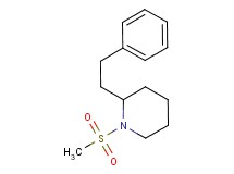 1-(methylsulfonyl)-2-(2-phenylethyl)piperidine