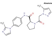 N-[4-(2-methyl-1H-imidazol-1-yl)phenyl]-1-[(5-methyl-1H-pyrazol-1-yl)acetyl]-L-prolinamide