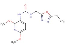 N-(2,6-dimethoxypyridin-3-yl)-N'-[(5-ethyl-1,3,4-oxadiazol-2-yl)methyl]urea