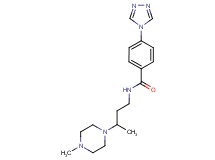 N-[3-(4-methylpiperazin-1-yl)butyl]-4-(4H-1,2,4-triazol-4-yl)benzamide