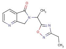6-[1-(3-ethyl-1,2,4-oxadiazol-5-yl)ethyl]-6,7-dihydro-5H-pyrrolo[3,4-b]pyridin-5-one