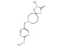 8-[(2-methoxy-5-pyrimidinyl)methyl]-3-methyl-1-oxa-3,8-diazaspiro[4.6]undecan-2-one