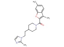 1-[(3,6-dimethyl-1-benzofuran-2-yl)carbonyl]-4-[2-(2-methyl-1H-imidazol-1-yl)ethyl]piperidine