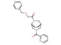 (1S*,5R*)-6-[(benzyloxy)acetyl]-3-(pyridin-2-ylcarbonyl)-3,6-diazabicyclo[3.2.2]nonane