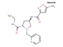 (4R)-N-ethyl-4-{[(5-methylisoxazol-3-yl)carbonyl]amino}-1-(pyridin-2-ylmethyl)-L-prolinamide