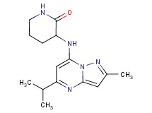 3-[(5-isopropyl-2-methylpyrazolo[1,5-a]pyrimidin-7-yl)amino]-2-piperidinone