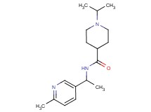 1-isopropyl-N-[1-(6-methyl-3-pyridinyl)ethyl]-4-piperidinecarboxamide