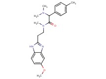 2-(dimethylamino)-N-[2-(5-methoxy-1H-benzimidazol-2-yl)ethyl]-N-methyl-2-(4-methylphenyl)acetamide