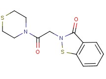 2-(2-oxo-2-thiomorpholin-4-ylethyl)-1,2-benzisothiazol-3(2H)-one