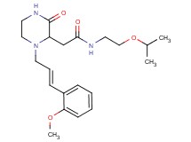 N-(2-isopropoxyethyl)-2-{1-[(2E)-3-(2-methoxyphenyl)-2-propen-1-yl]-3-oxo-2-piperazinyl}acetamide